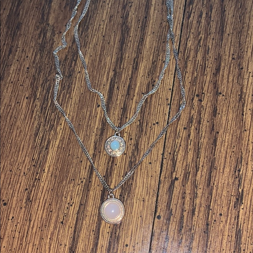 double chain necklace